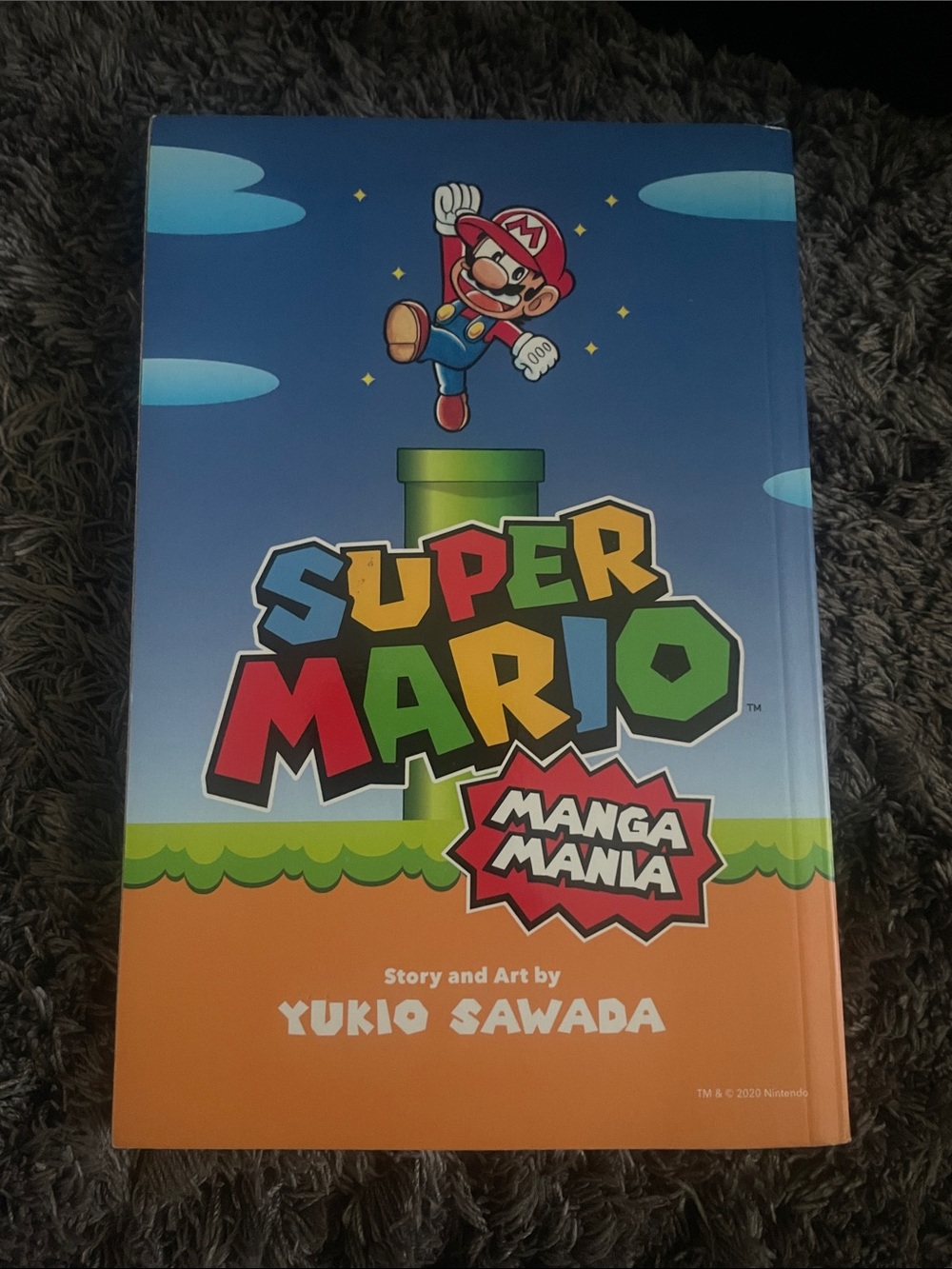 Nintendo Super Mario Manga Mania Hardcover - Blue, Green & Orange